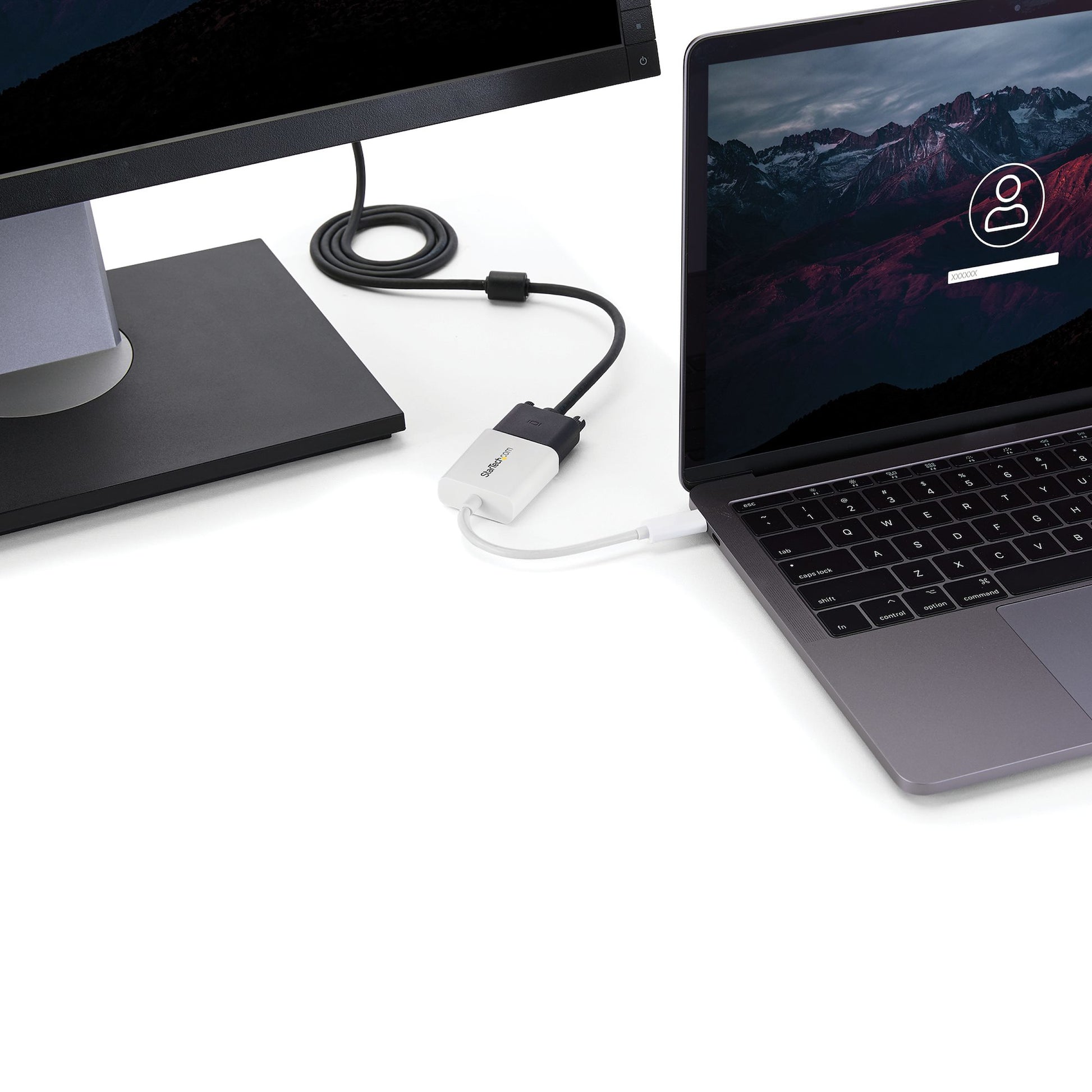 StarTech.com USB-C auf VGA Adapter USB 3.2 1920×1200 – Weiss
