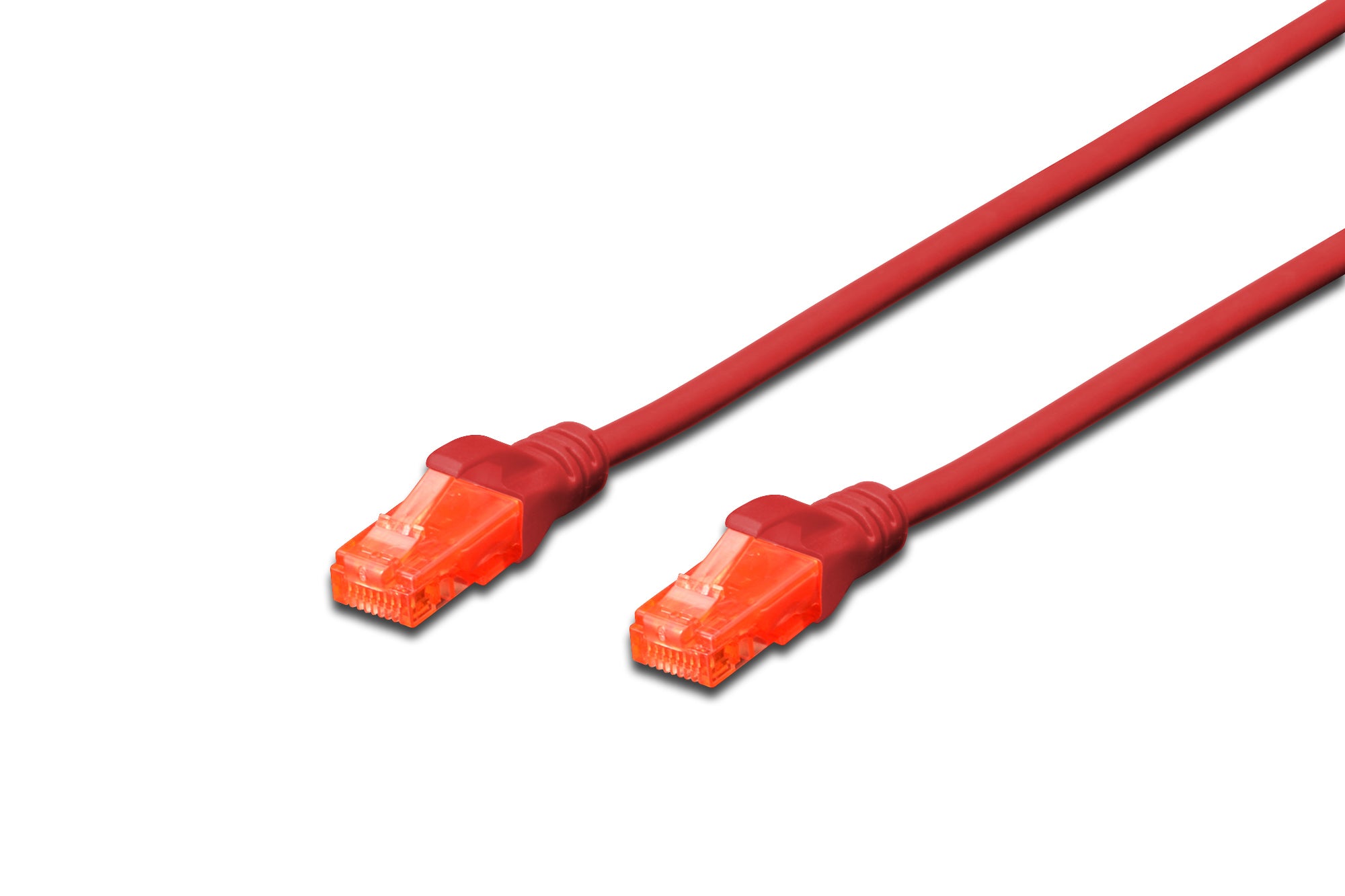 Digitus CAT 6 Patchkabel – 0,25 m, Rot, LSZH, U/UTP