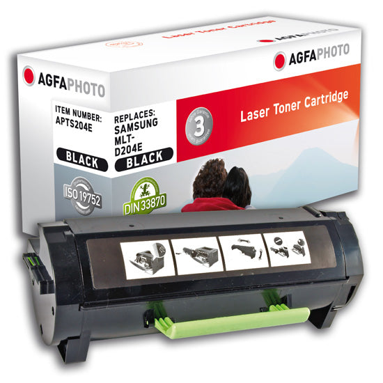 AgfaPhoto MLT-D204E Schwarz Toner – Kompatibel – 10'000 Seiten – für Samsung Proxpress M3825