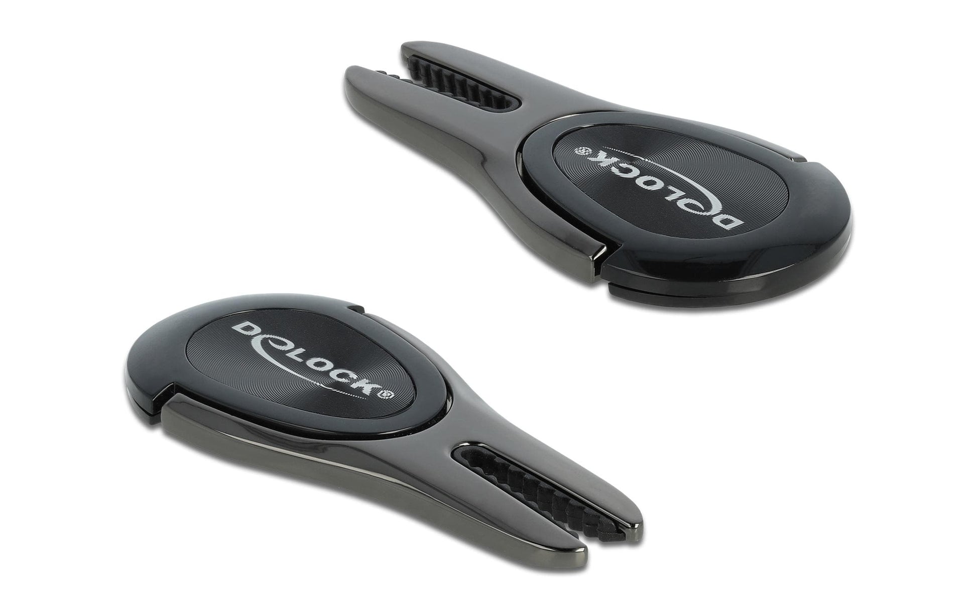 DeLOCK Auto-Halterung, Lüftung, 360° drehbar – universal – Anthrazit, Metall/Kunststoff