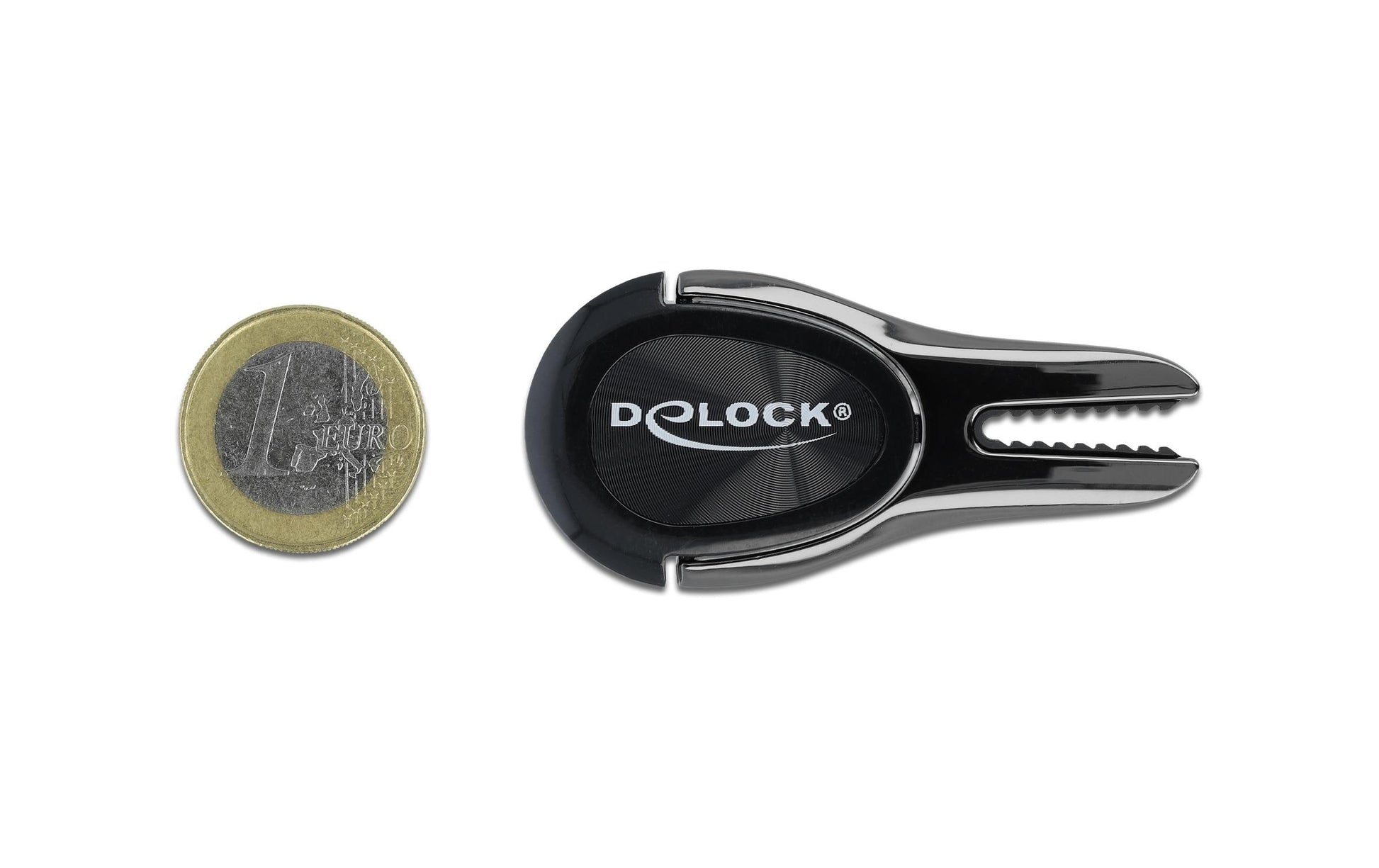 DeLOCK Auto-Halterung, Lüftung, 360° drehbar – universal – Anthrazit, Metall/Kunststoff