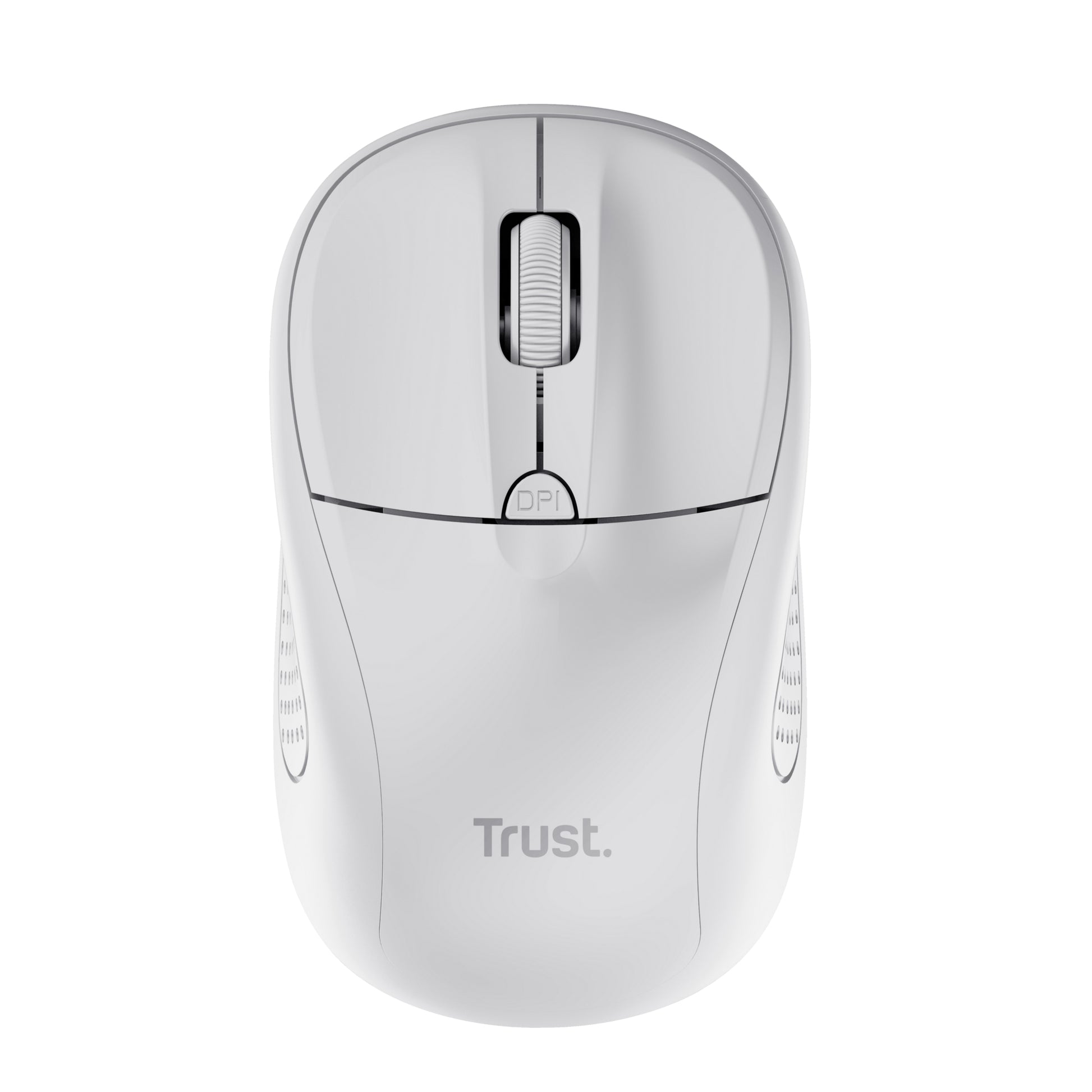 Trust Primo – Maus – Kabellos (2,4 GHz), 1600 DPI, beidhändig, Weiss