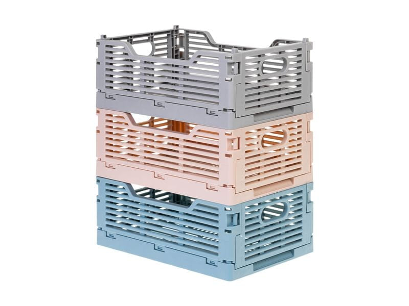 COCON S Klappbox 2,97 l – faltbar – Polypropylen – petrol – 220 × 90 × 150 mm – Set 2 Stück