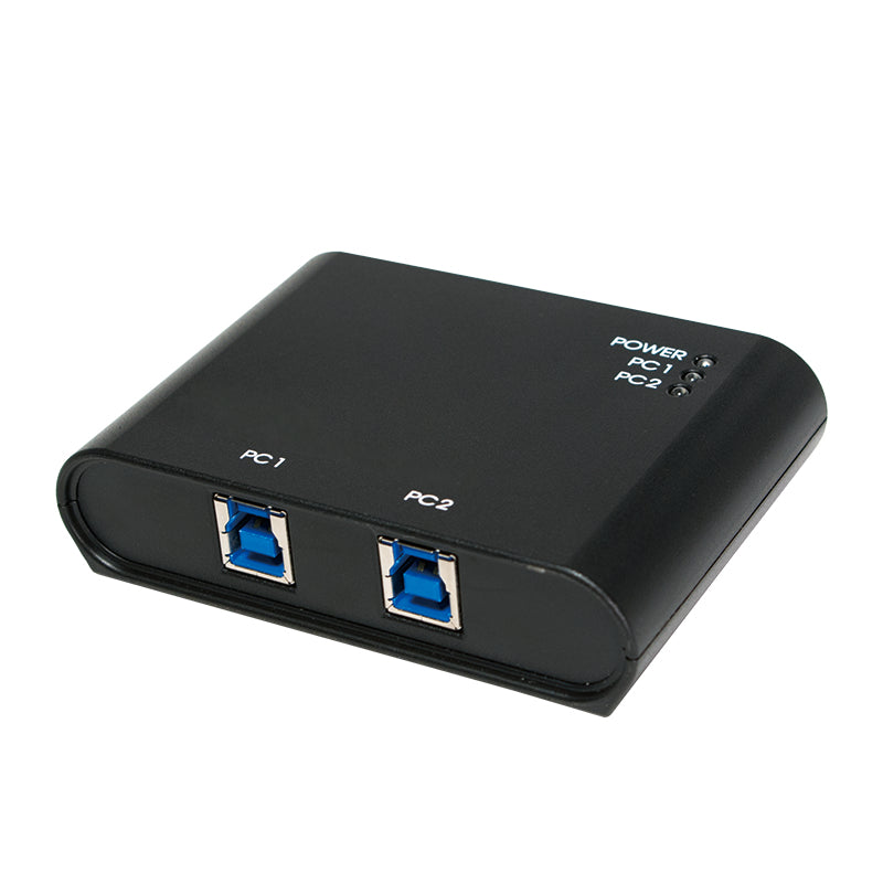LogiLink UA0216 USB-Hub – USB-A, 2× USB-B, 1× USB-A, 5 Gbit/s, für Windows/Mac