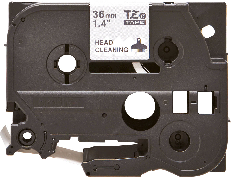 Brother TZe-CL6 Druckerkopfreinigungsband – Schwarz – 40 mm – für Brother P-touch