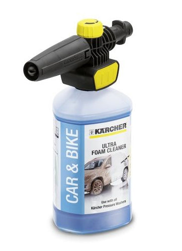 Kärcher Schaumdüse Connect 'n' Clean FJ 10 C – schwarz/gelb, für K 2, K 3, G 4.10 M und andere