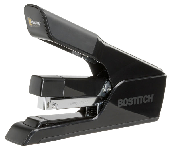 Bostitch B875 – Blockhefter, 66 Blatt, Flat-Clinch, Hebelmechanik, Einlegetiefe 70 mm, Schwarz