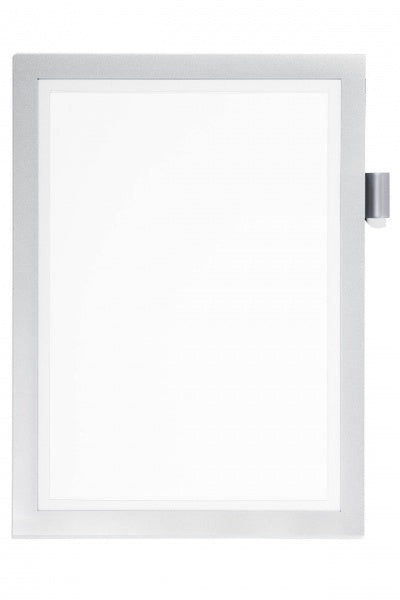 Durable DURAFRAME Note Magnetrahmen – A4 – silber metallic