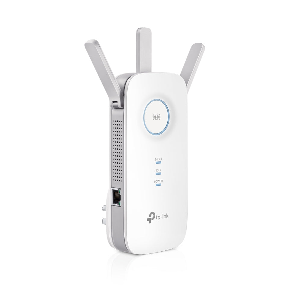 TP-Link RE450 – WLAN-Repeater – Wi-Fi 5 (802.11ac), Dual-Band, 1300 Mbit/s, 1× RJ-45 (Gigabit), Weiss