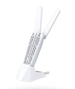 D-Link AE65U USB-WLAN-Adapter – Wi‑Fi 7 (802.11be), Tri‑Band, bis 6500 Mbit/s – USB 3.2 Gen 1 (5 Gbit/s) – Weiss