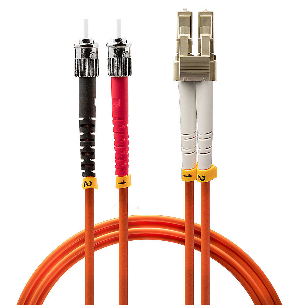 Lindy LWL-Patchkabel – LC-ST, Multimode, 3 m