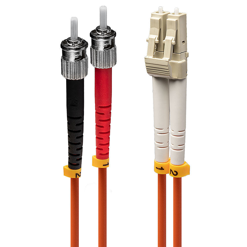 Lindy LWL-Patchkabel – LC-ST, Multimode, 3 m