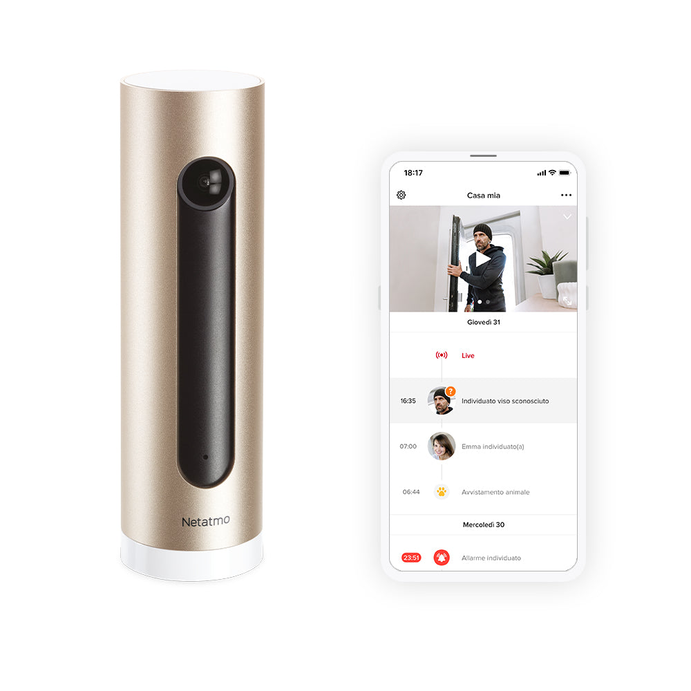 Netatmo Welcome NANSC01EU – 1080p – IR 5 m – WLAN – Innen