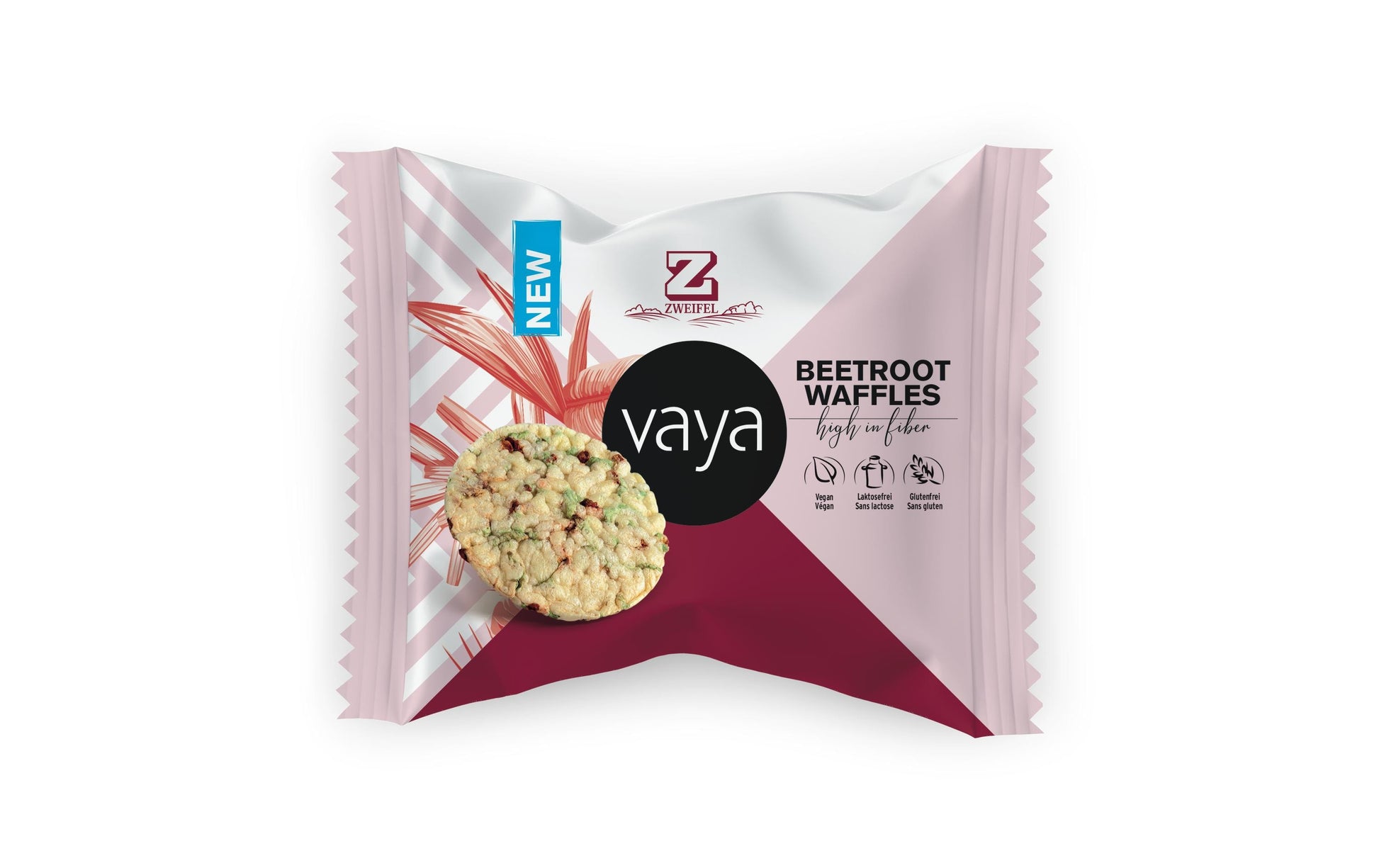 Zweifel Waffeln – Rande, vegan, glutenfrei, 4 × 17 g (68 g)
