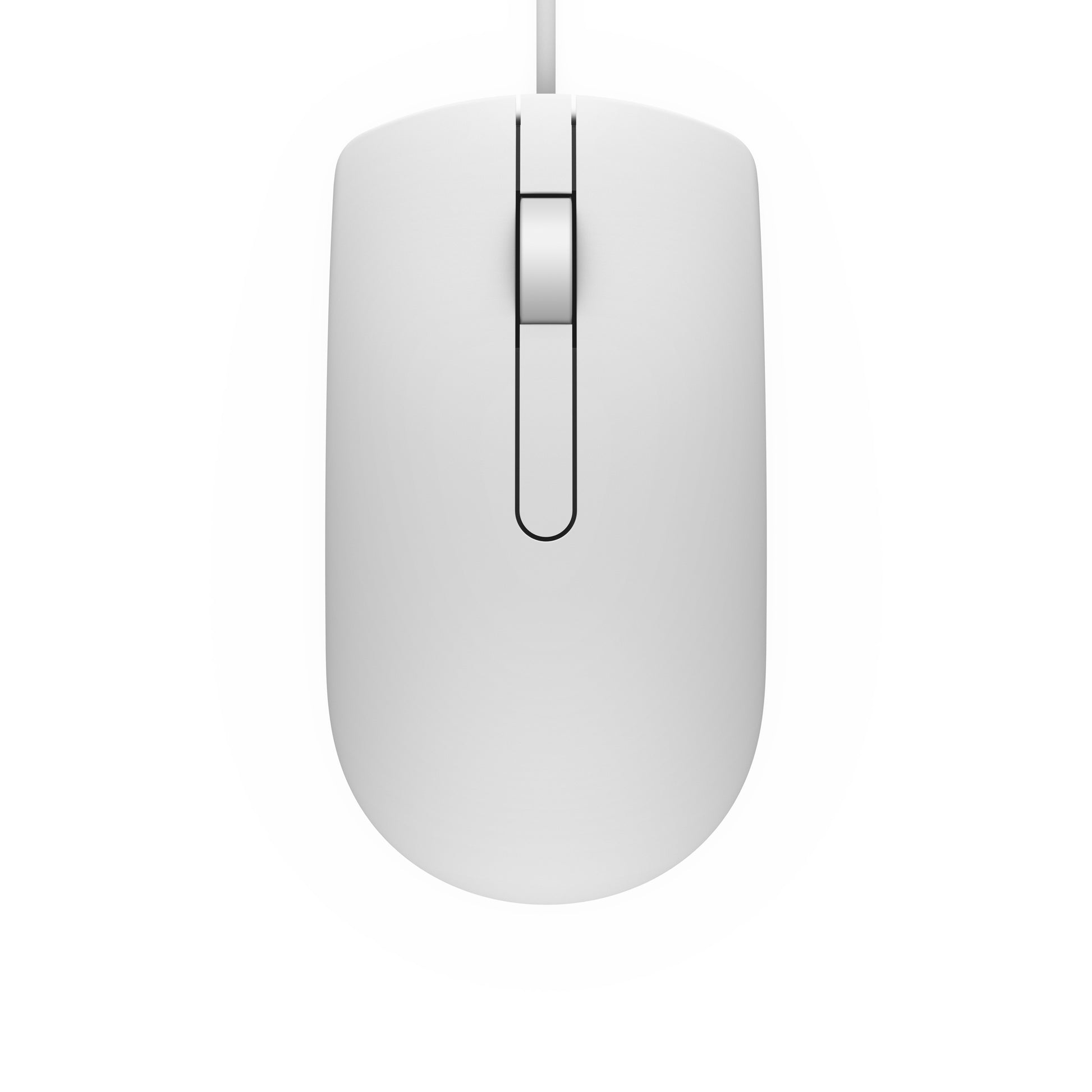 Dell MS116 – Maus – Kabelgebunden (USB‑A), beidhändig, Weiss
