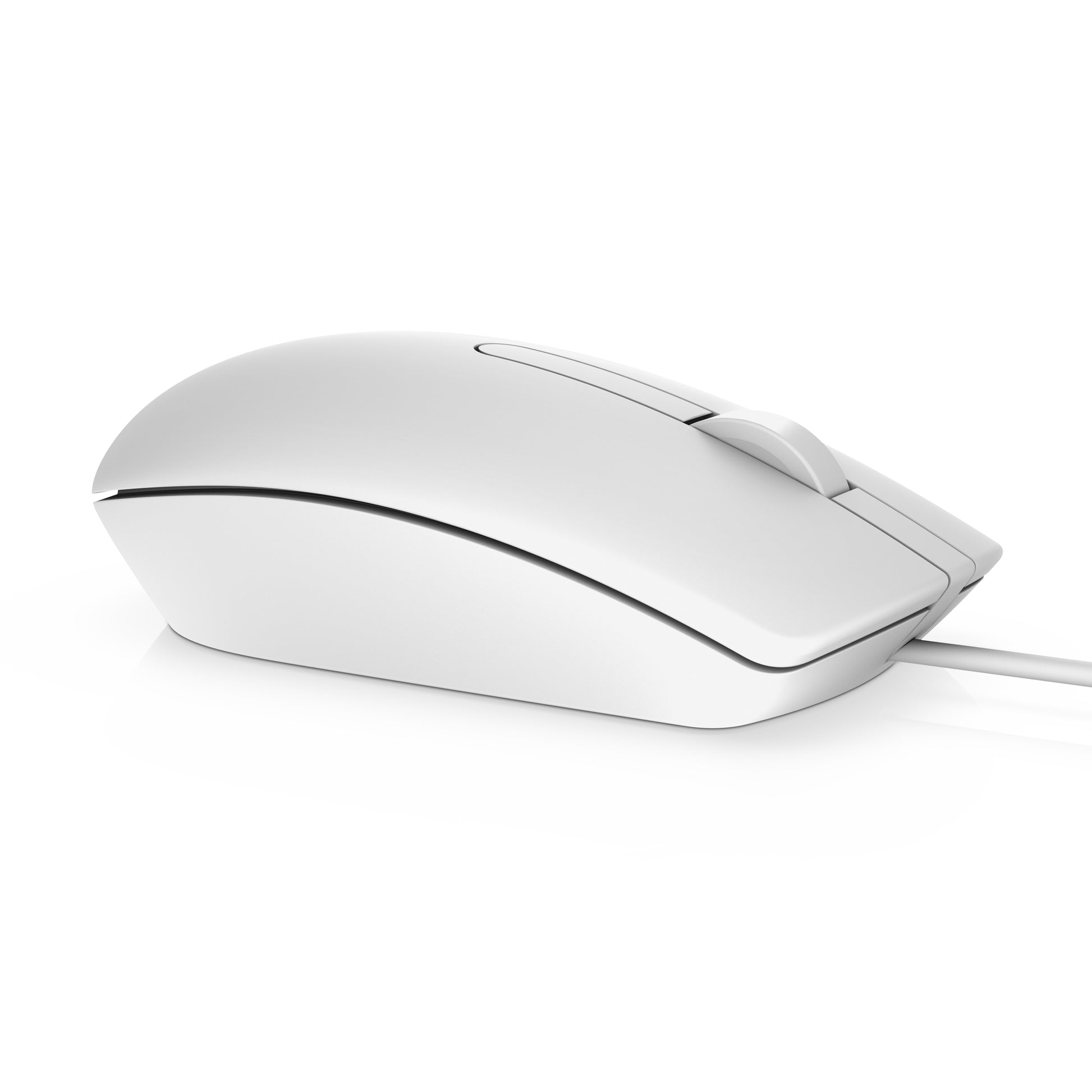 Dell MS116 – Maus – Kabelgebunden (USB‑A), beidhändig, Weiss