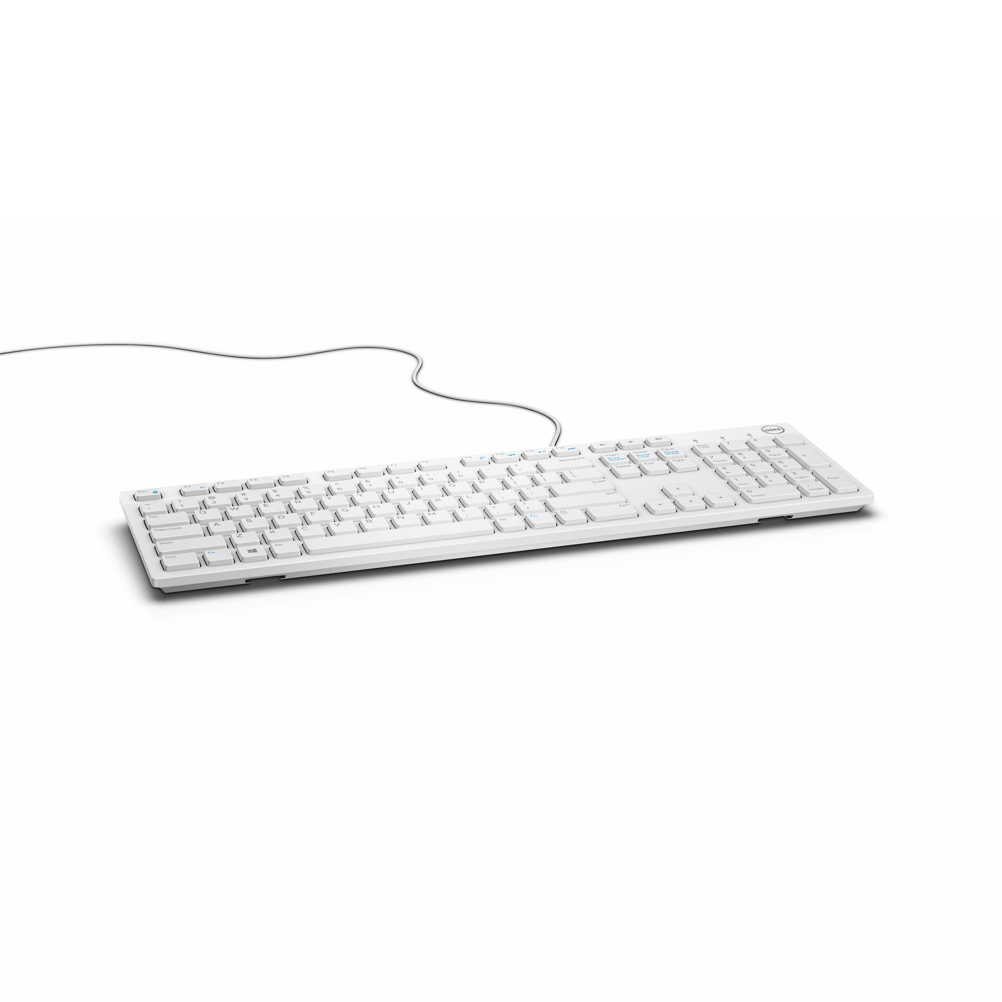 DELL KB216 – Tastatur – kabelgebunden, USB – QWERTY (US-INT) – Weiss