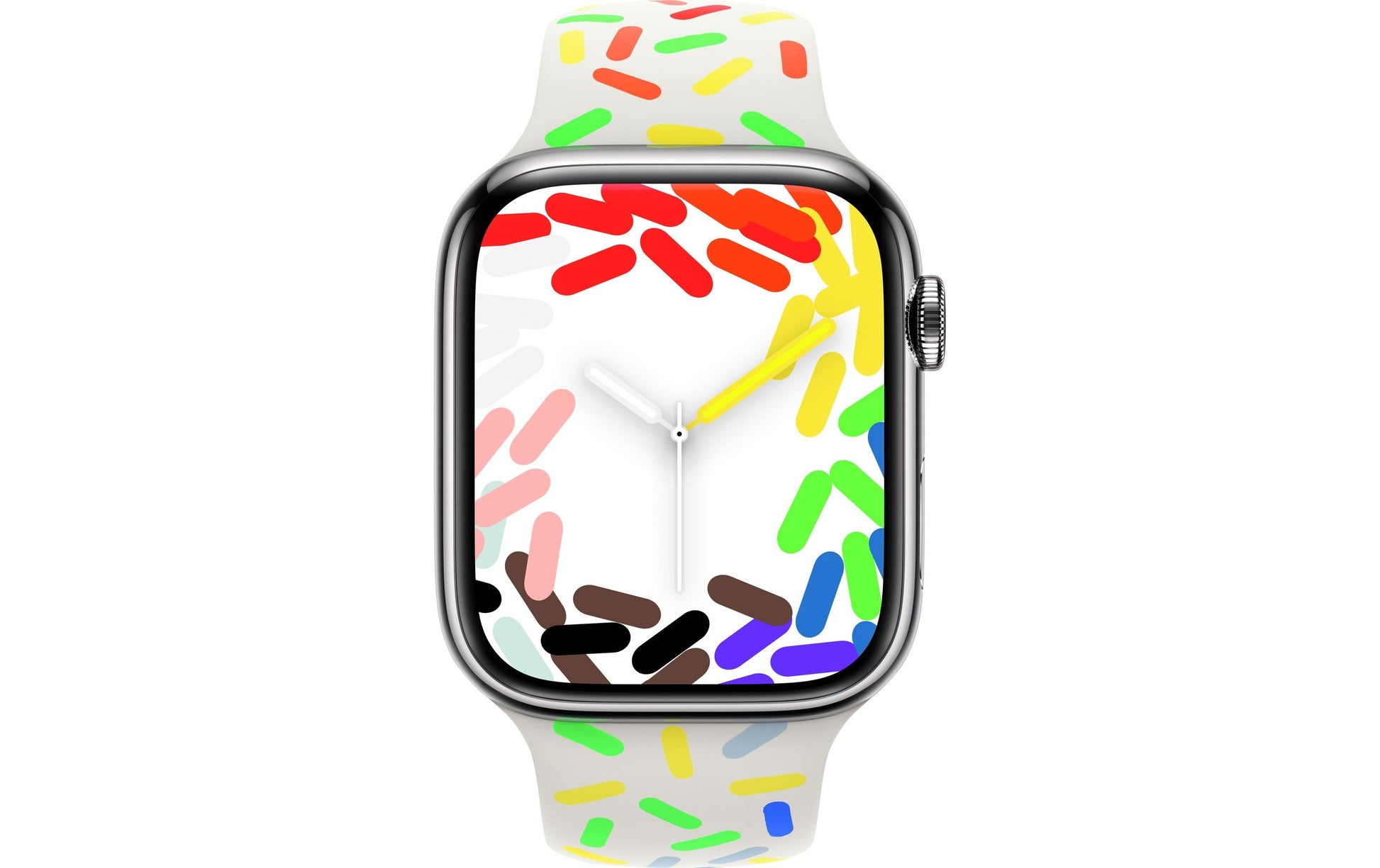 Apple Sportarmband (Pride Edition) – Armband – für Apple Watch Series 1–3 (42 mm), 4–6 & SE (44 mm), 7–8 (45 mm)