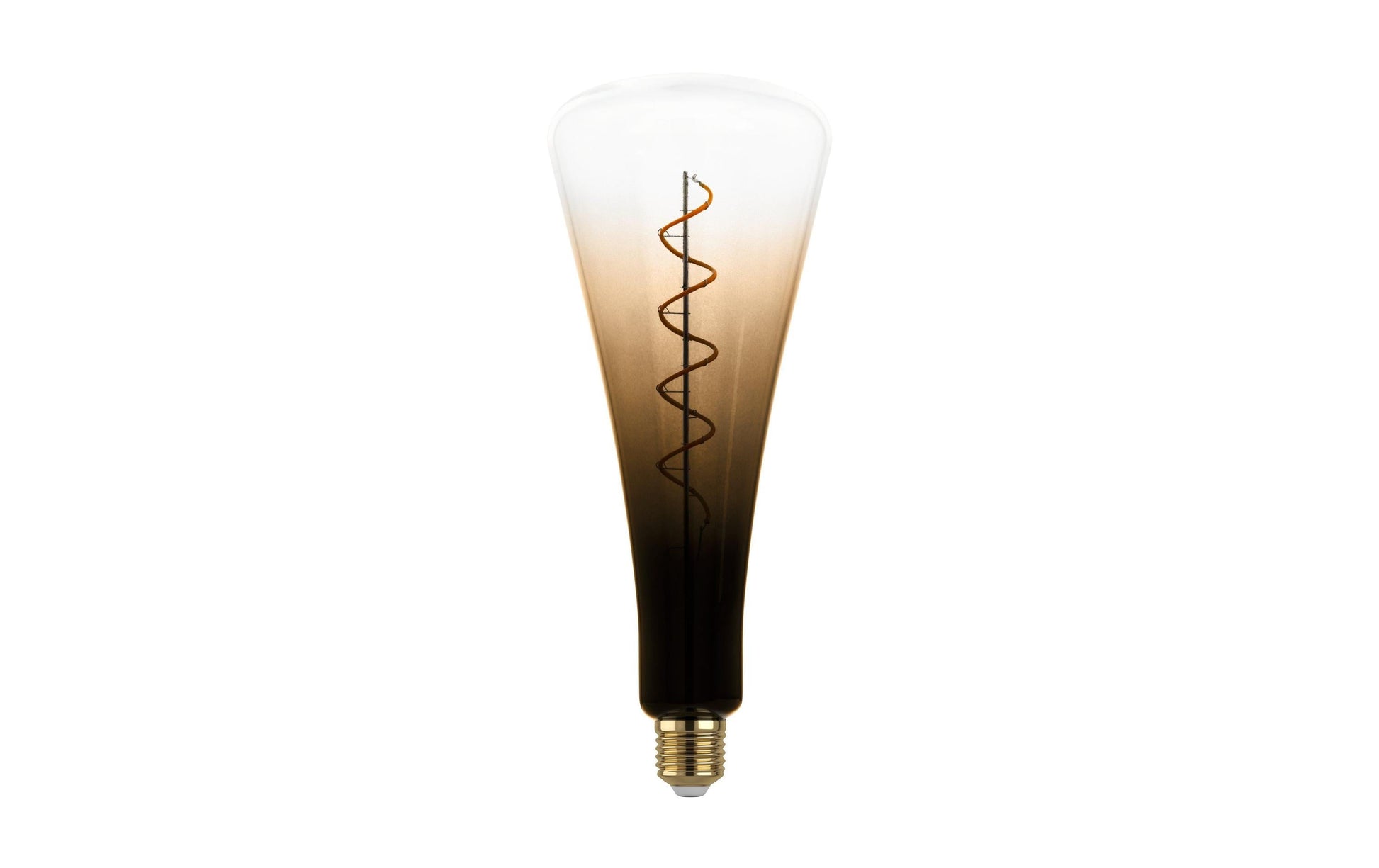 EGLO LED-Leuchtmittel Kolbenform E27 – 4 W dimmbar, 120 lm, 1700 K warmweiss, braunes Glas