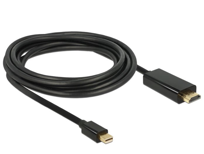 DeLOCK Mini-DisplayPort auf HDMI Kabel HDMI 1.3 1080p 60 Hz – 3 m