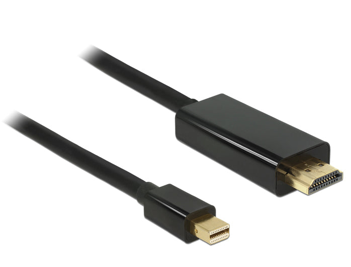 DeLOCK Mini-DisplayPort auf HDMI Kabel HDMI 1.3 1080p 60 Hz – 3 m