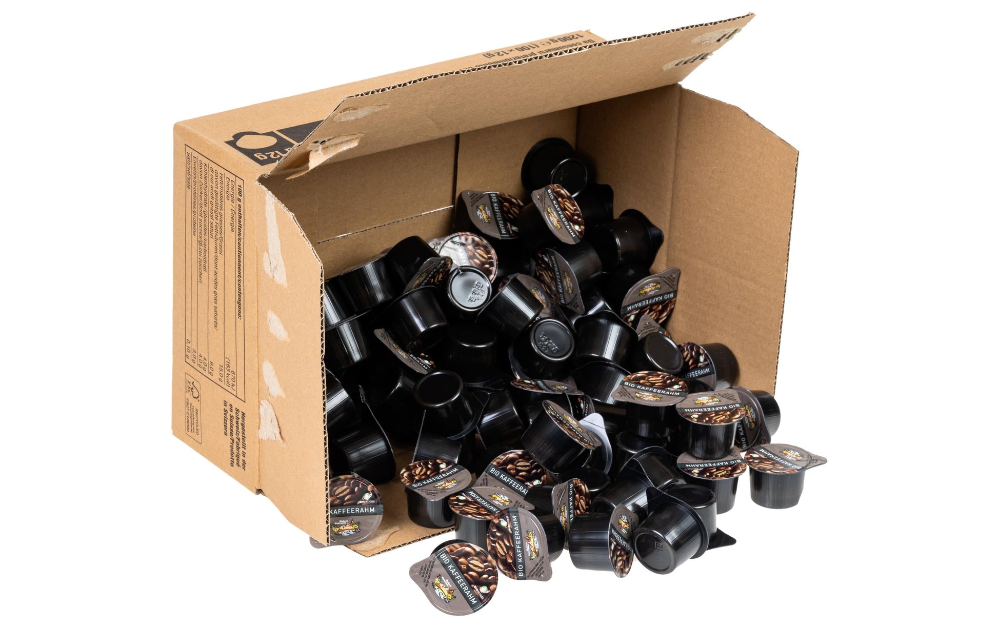Emmi milch Biedermann – Bio Kaffeerahm UHT Portionen, 15% Fett – 100 × 12 ml (Bio Suisse)