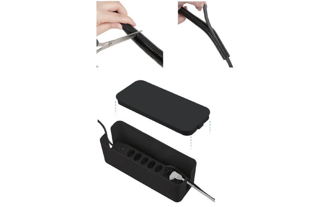M. Schönenberger Schönenberger Kabelbox – 135 mm × 0,24 m, Schwarz, für Innenbereich