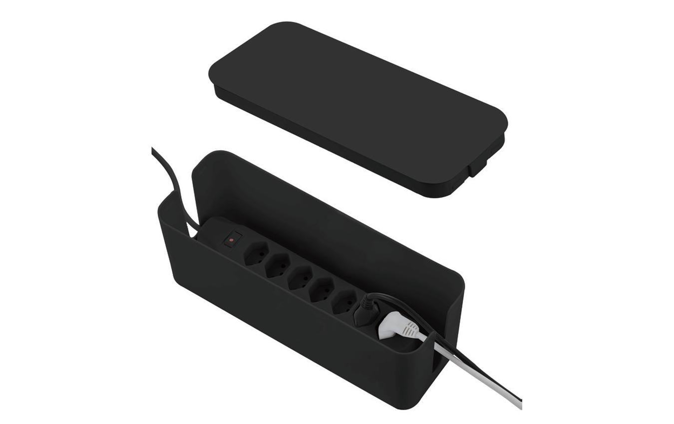 M. Schönenberger Schönenberger Kabelbox – 135 mm × 0,24 m, Schwarz, für Innenbereich