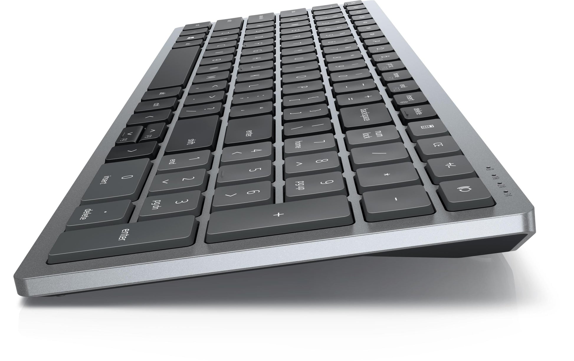 Dell KB740 – Tastatur, kabellos (Bluetooth), UK-Layout (EN), Fullsize (mit Ziffernblock), Scherenmechanik, schwarz
