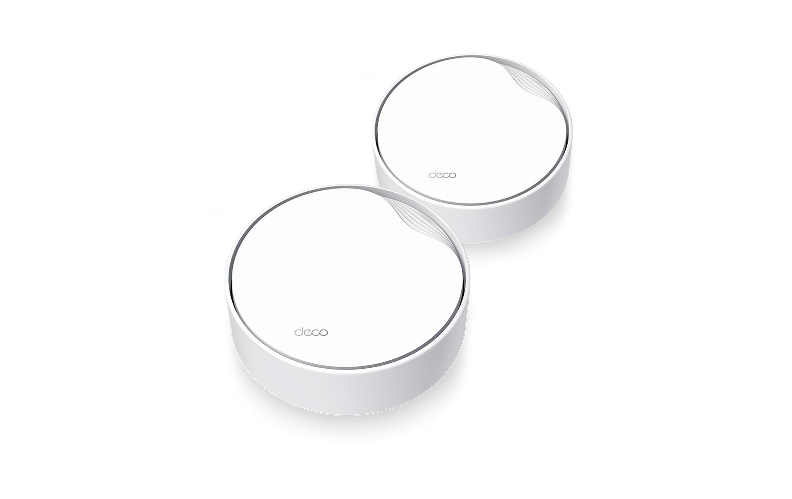 TP-Link Deco X50-POE Mesh-Set (2er) – Wi-Fi 6 (AX3000), Dual-Band, bis 3,0 Gbit/s, je 2× LAN (1× 2,5GbE, 1× 1G)