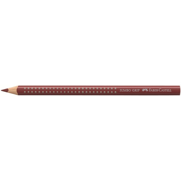 Faber-Castell Buntstift Jumbo Grip – Aquarell, Dreikant, Einzelstift Indischrot