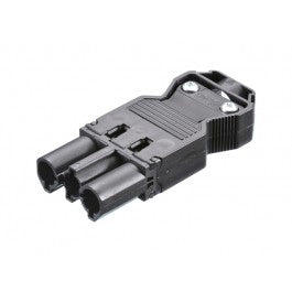 Bachmann Gerätestecker, GST18, Polyamid (PA), 69,4×28,2×12,6 mm – schwarz