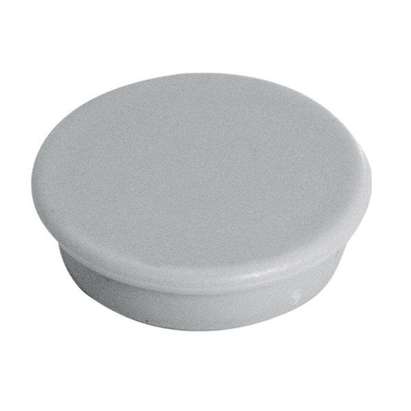 Franken Tafelmagnete – Ø 24 mm, 10 Stk., grau