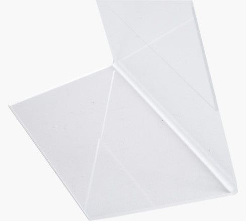 Exacompta Tischaufsteller – für A5 – 1 Fach – Hochformat – transparent – Acryl – 150×214×76 mm