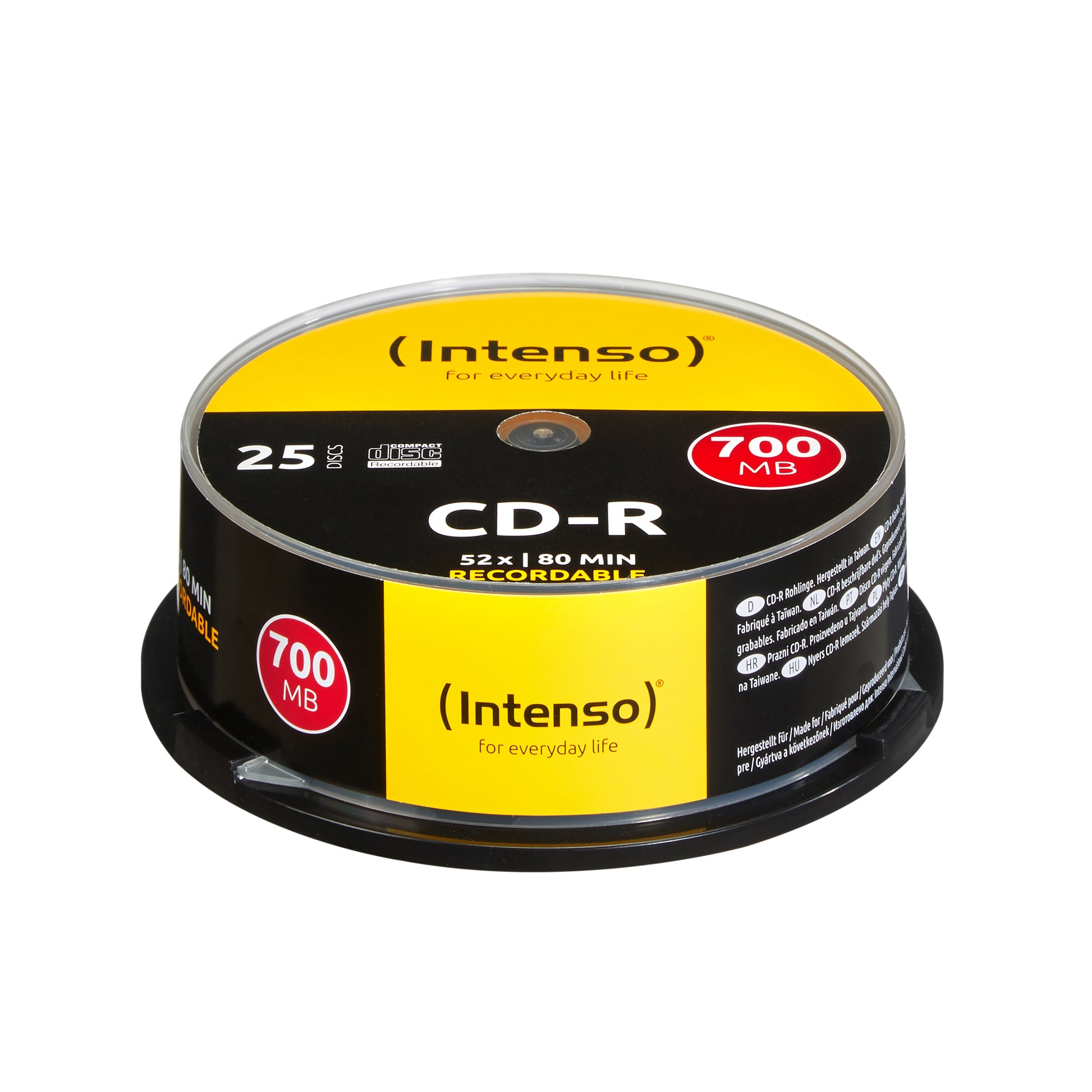 Intenso CD-R 700 MB – 52×, 25er Spindel