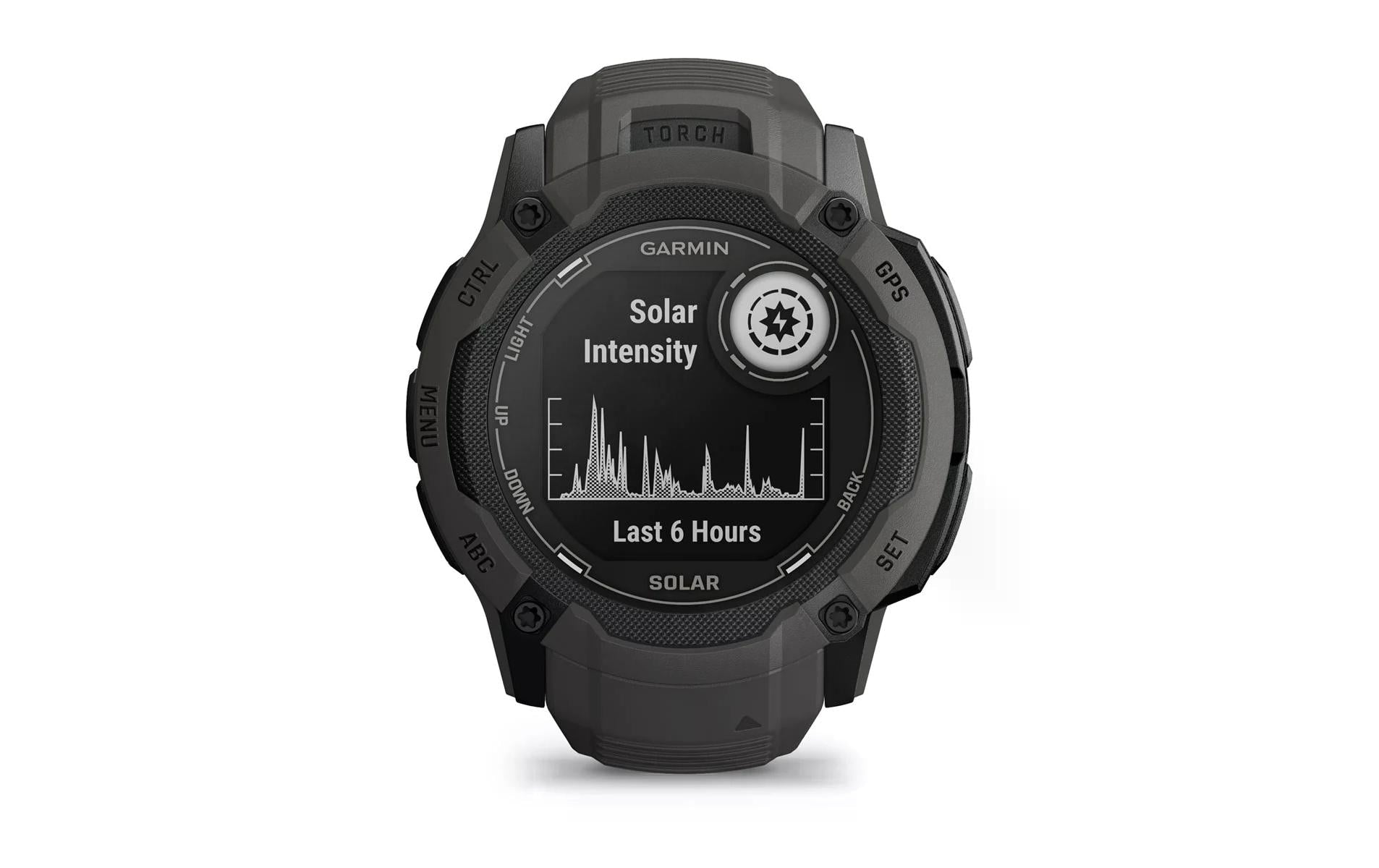 Garmin Instinct 2X Solar – GPS-Smartwatch – 50 mm, 1,1", GPS, MIP, Power Glass, 10 ATM, Graphit