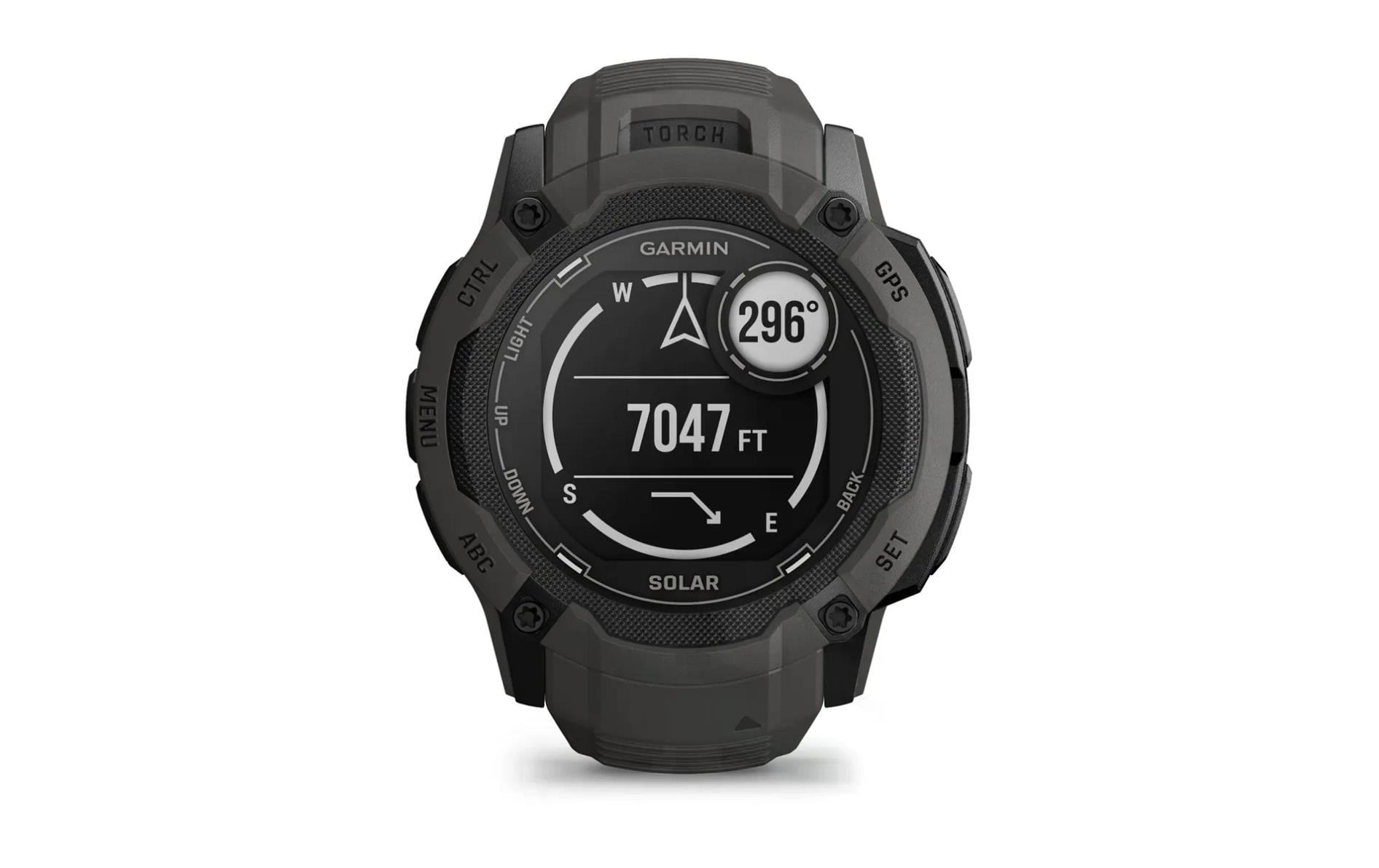 Garmin Instinct 2X Solar – GPS-Smartwatch – 50 mm, 1,1", GPS, MIP, Power Glass, 10 ATM, Graphit