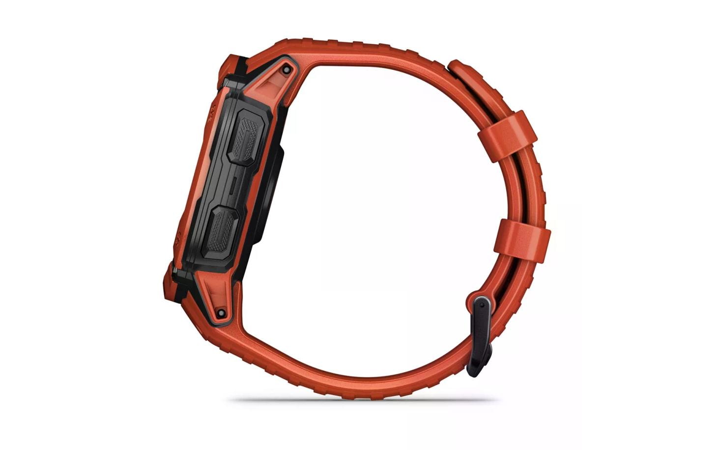 Garmin Instinct 2X Solar – GPS-Smartwatch – 50 mm, 1,1", GPS, MIP, Power Glass, 10 ATM, Rot, Sportarmband
