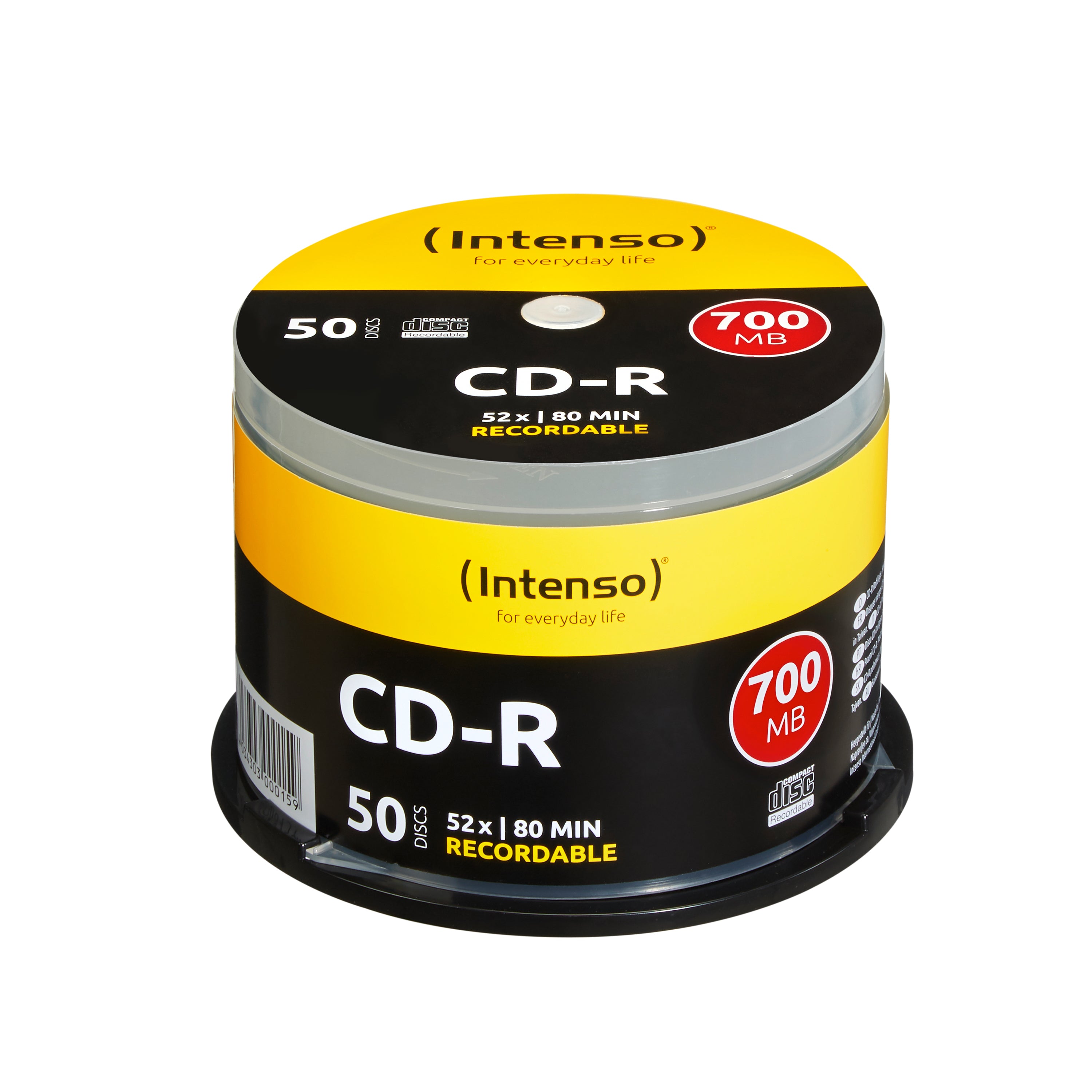 Intenso CD-R 700 MB – 52×, 50er Pack