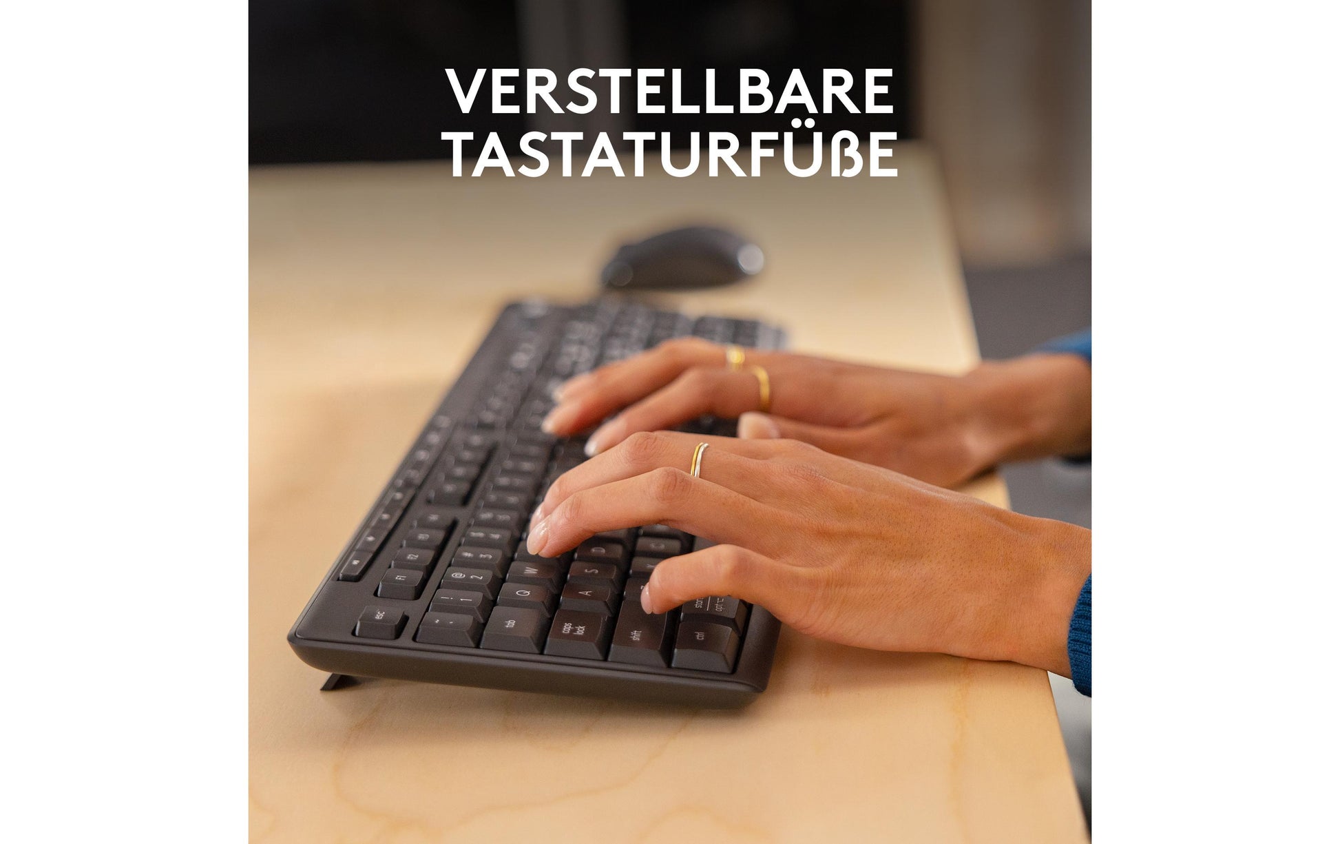 Logitech MK370 – Kabellose Tastatur (Bluetooth/2,4 GHz), CH-Layout (DE-CH) – für Windows & iOS