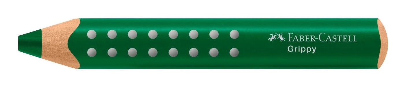 Faber-Castell Aquarellfarbstift Grippy – Jumbo, Dreikant, Einzelstift Grün