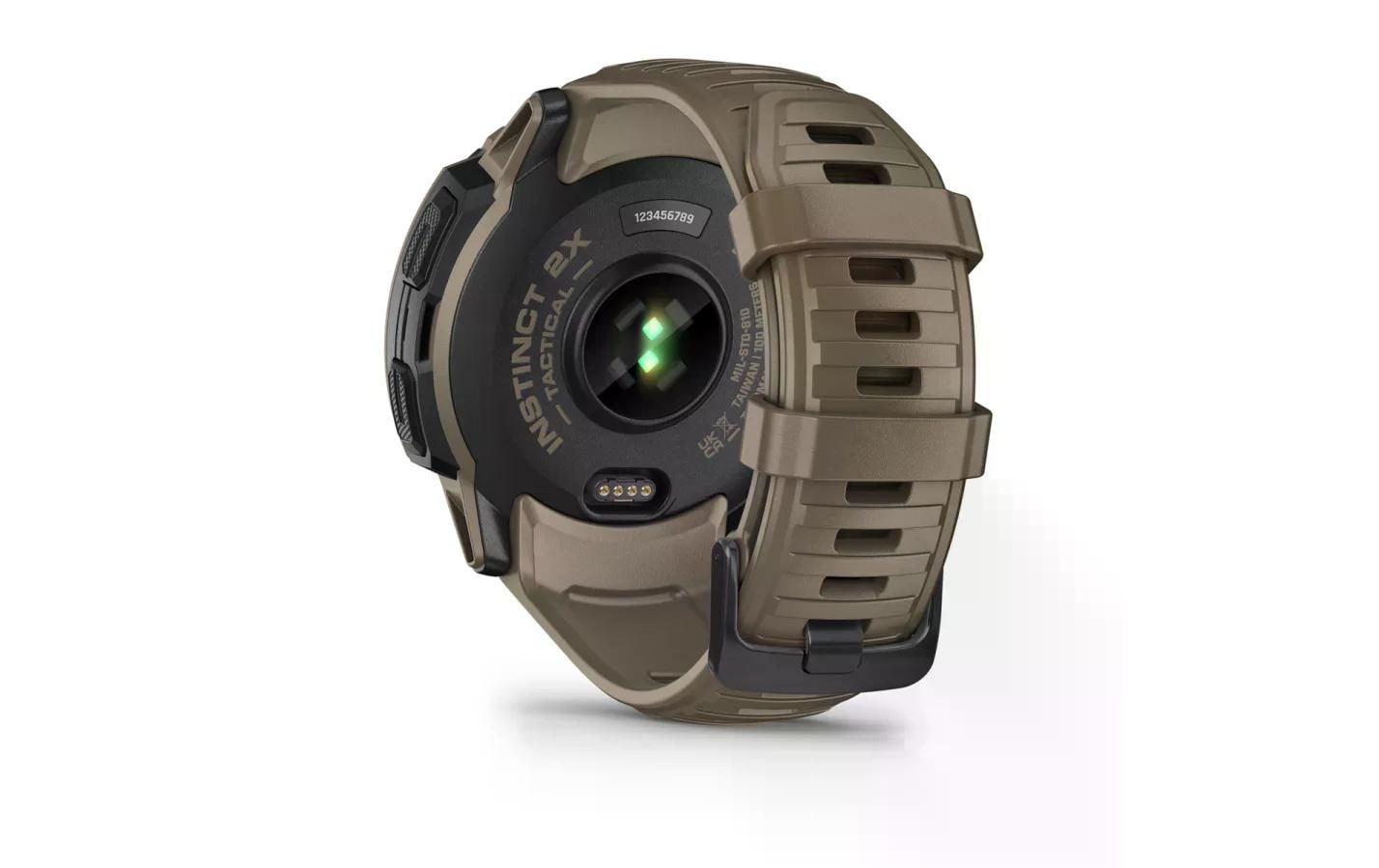 Garmin Instinct 2X Solar Tactical Edition – Smartwatch – 50 mm, 1,1", GPS, MIP, Power Glass, 100 m, Coyote Tan