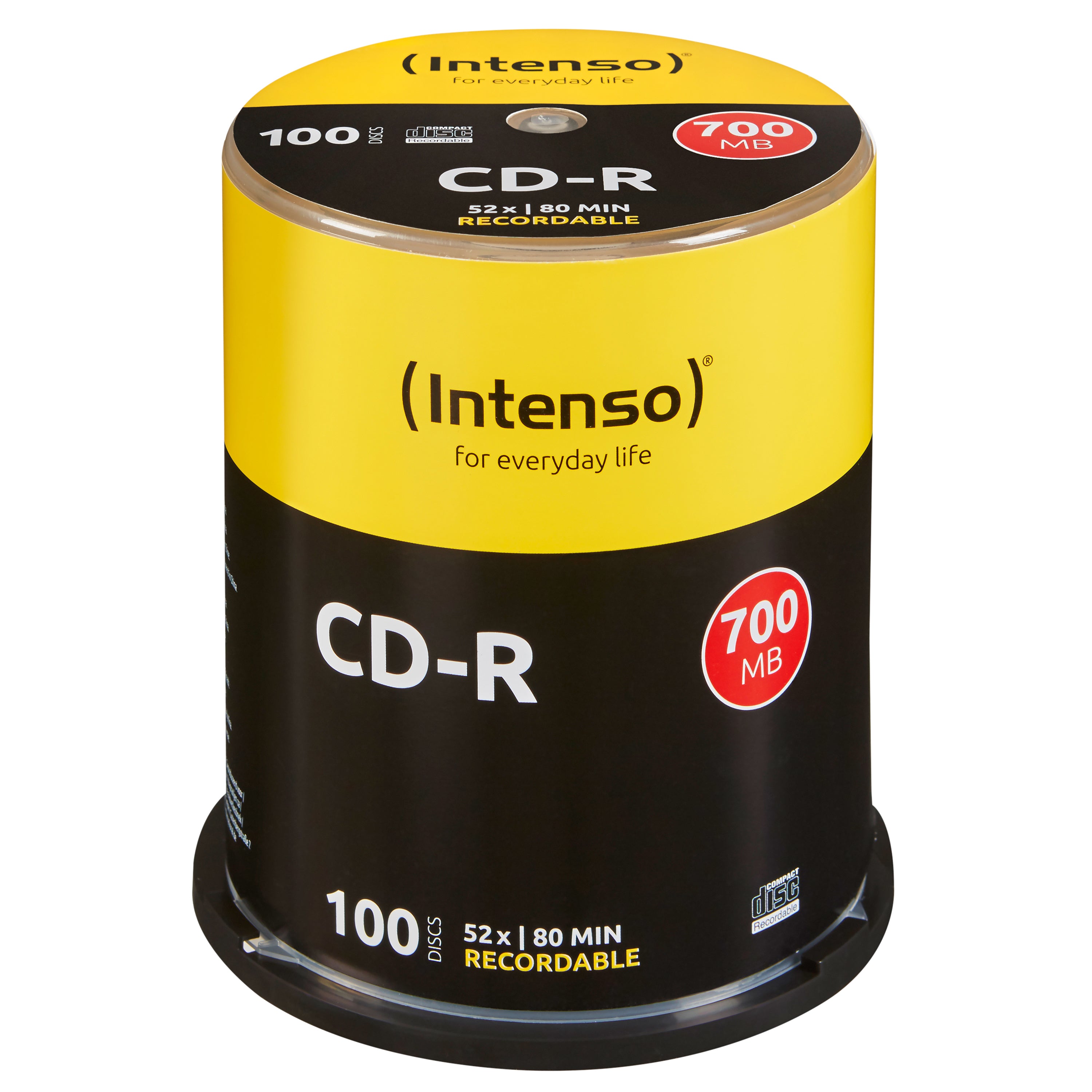 Intenso CD-R 700 MB – 52×, 100er Pack