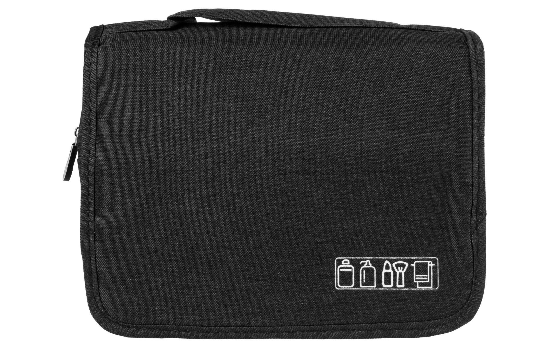 KOOR Kulturbeutel – wasserfest – 4,2 l, 25 × 17 × 10 cm – schwarz – Polyester