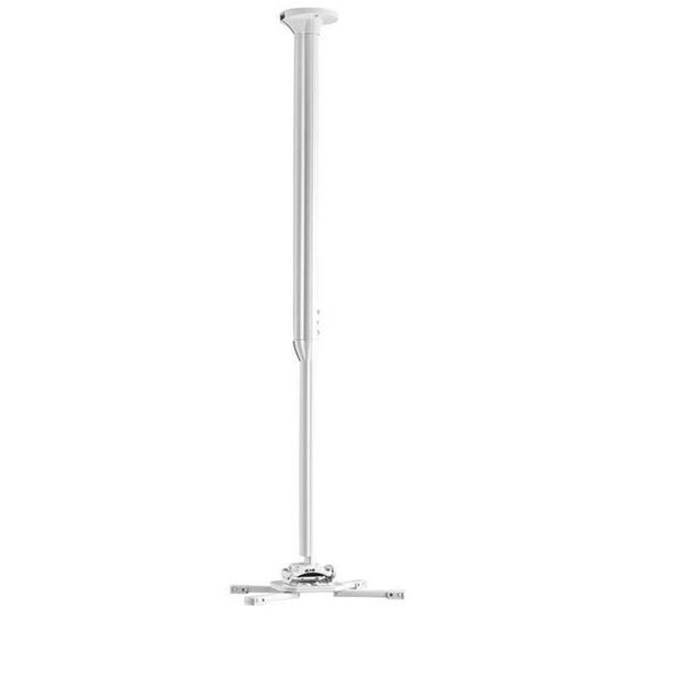 Chief KITEC080135W – Beamer Deckenhalterung, H 80–135 cm, 11,3 kg, 360°, neigbar 0–15°, weiss