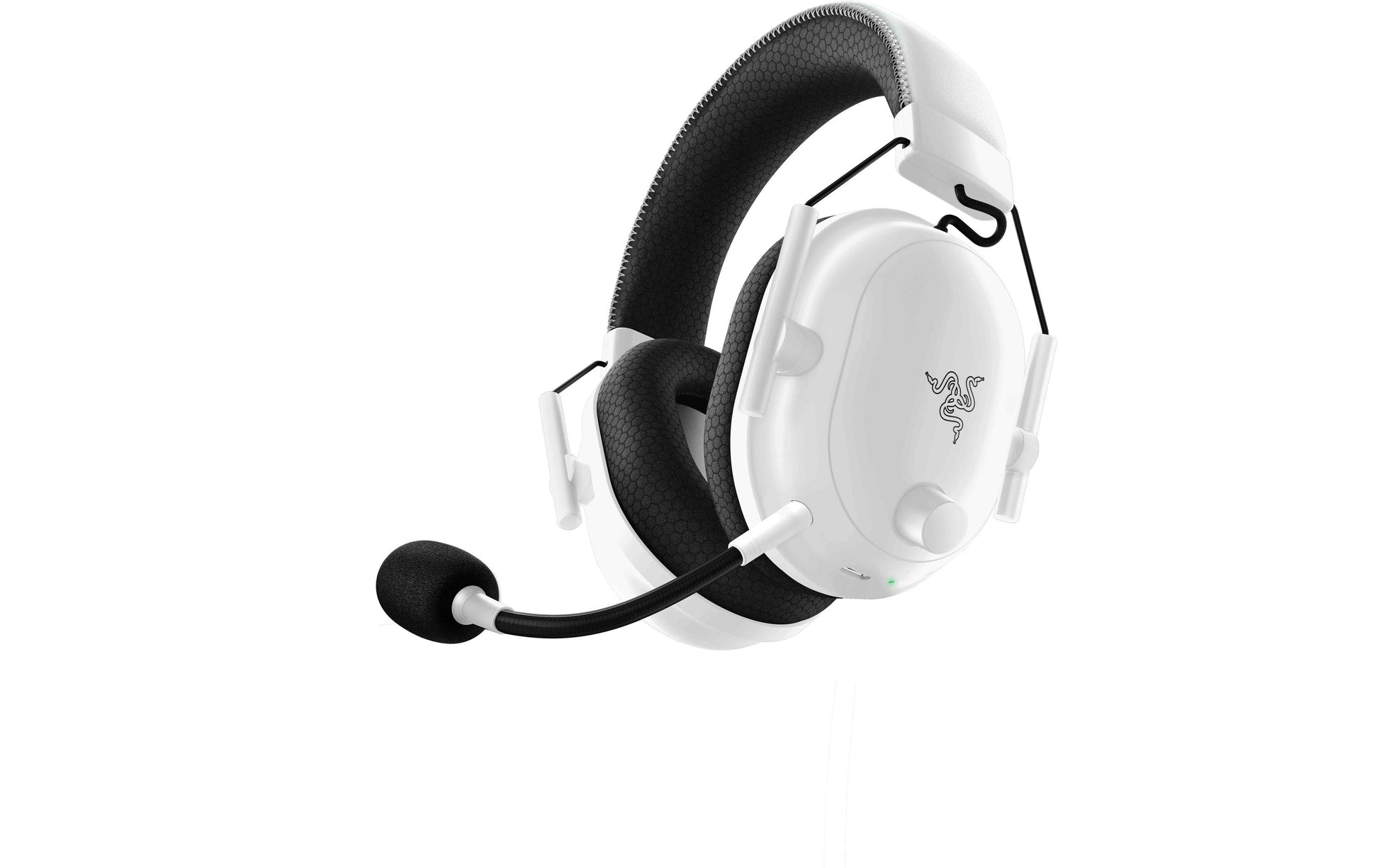 Razer Blackshark V2 Pro – Gaming-Headset – Bluetooth, Surround, abnehmbares Mikrofon – Weiss, für PS4 – bis 70 h