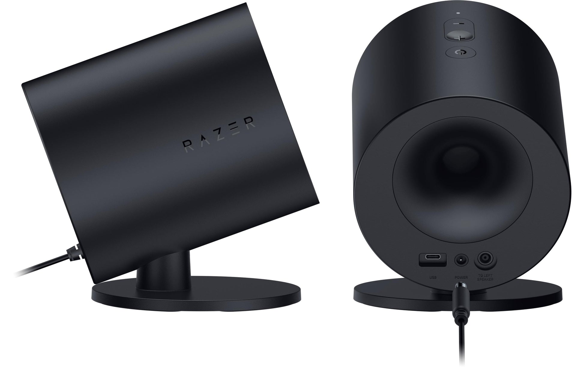 Razer Nommo V2 X, Paar – PC-Lautsprecher-Set – 2.0, THX, Bluetooth 5.0, USB-C, Schwarz