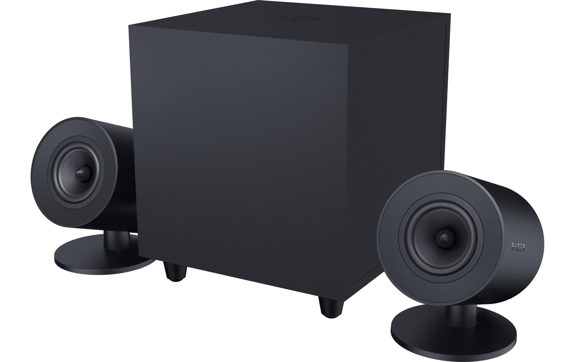 Razer Nommo V2 – PC-Lautsprecher-Set – 2.1, mit Subwoofer, Bluetooth 5.3, USB-A, Schwarz