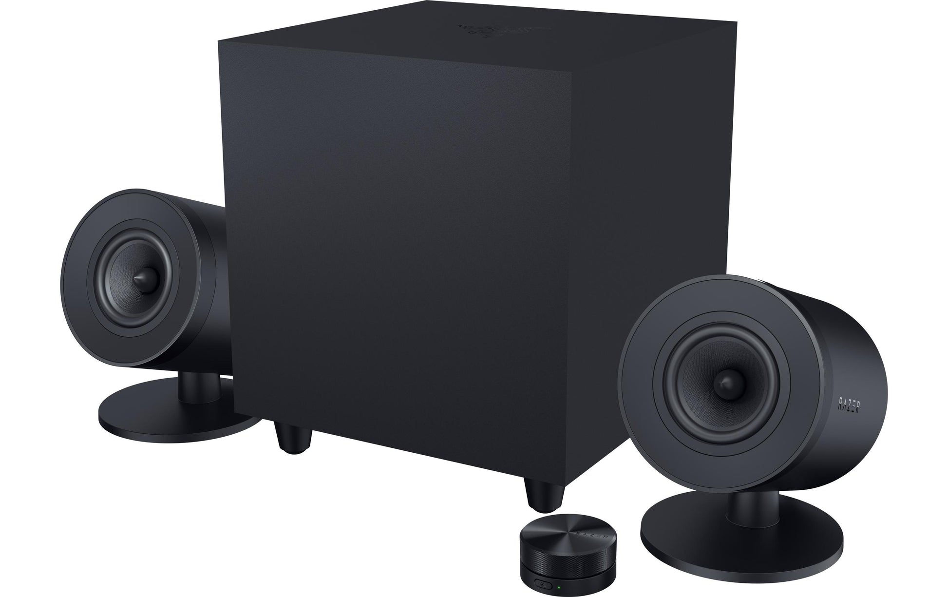 Razer Nommo V2 Pro – PC-Lautsprecher-Set – 2.1, mit Subwoofer, Bluetooth 5.3, Schwarz
