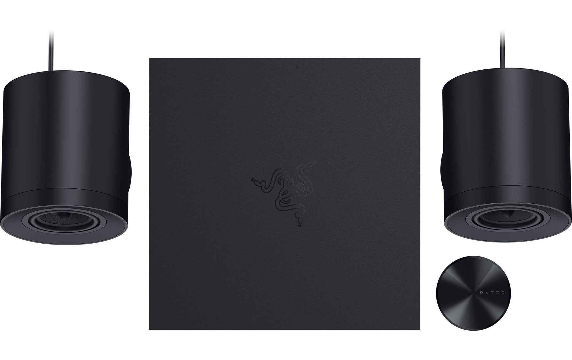 Razer Nommo V2 Pro – PC-Lautsprecher-Set – 2.1, mit Subwoofer, Bluetooth 5.3, Schwarz